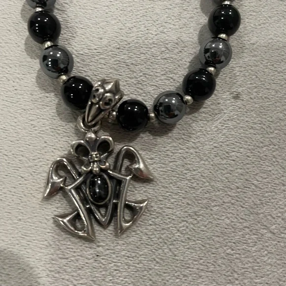 Unisex chain with silver handmade - Picture 2 of 3